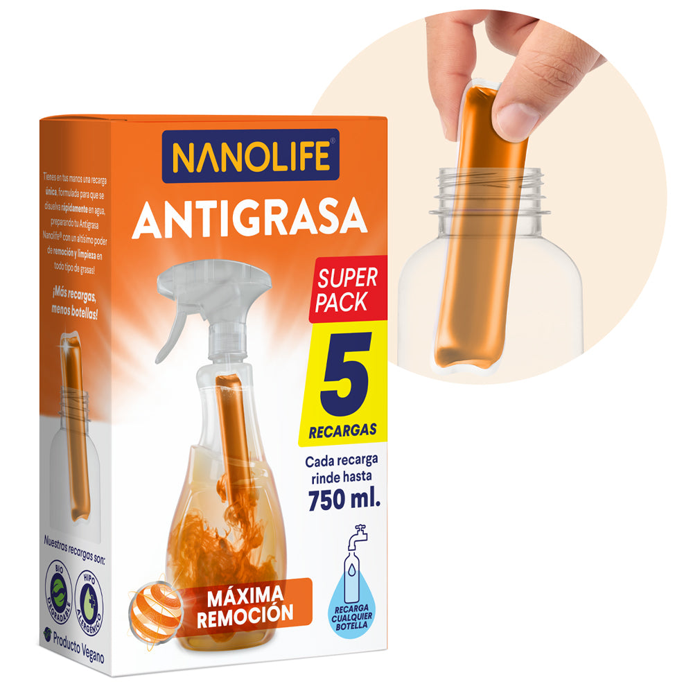 Recarga Antigrasa