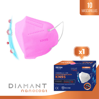 Mascarilla KN95 Deysa Care® Diamant Nanocoat 1 caja