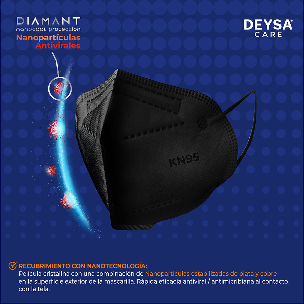 Mascarilla KN95 Deysa Care® Diamant Nanocoat 1 caja